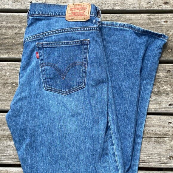 Levi's Denim - LEVI'S 515 BOOT CUT Womens Blue JEANS Size 10M ( 32 x 30.5 )